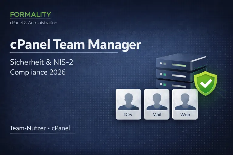 Bild zum Beitrag Team-Nutzer in cPanel: Kollaboration trifft NIS-2-Compliance